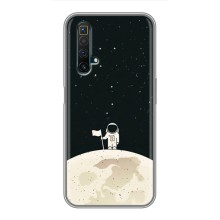 Космические Чехлы для Реалми Х50 (VPrint) (На луне)