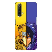 Купить Чехлы на телефон с принтом Anime для Реалми х50 (Naruto Vs Sasuke)