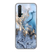 Мраморный чехол на Realme X50 (VPrint) (Нежный мрамор)