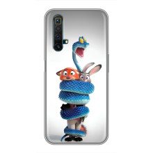 Силіконовий чохол з принтом Зоотрополіс для Realme X50 – Змія Зоо