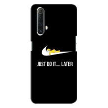 Силиконовый Чехол на Realme X50 с картинкой Nike (Later)