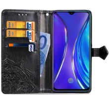 Кожаный чехол (книжка) Art Case с визитницей для Realme XT – Черный