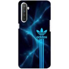 Чехлы Адидас для Realme XT (AlphaPrint) (Синий Адидас)