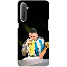 Чехлы для Realme XT (Leo чемпион) (AlphaPrint) (Кубок Месси)