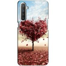 Чехлы для любимой на RealMe ХТ (VPrint) (Дерево серце)