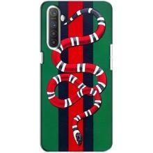 Чехлы ГУЧЧИ для Реалми ХТ (AlphaPrint) (Gucci змия)