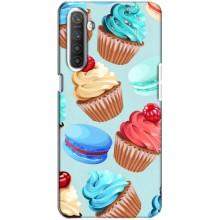 Чехлы с Фруктами для Realme XT (VPrint) (Кексики)