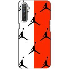 Чехлы для Realme XT - с картинкой JORDAN (AlphaPrint) (Лого Джордан)