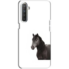 Чехлы с Лошадью дляRealme XT (VPrint) (Чорний кінь)