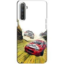 Чехлы с Машинами на Реалми ХТ (VPrint) (Гоночные Тачки)