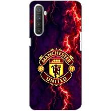 Чехол Манчестер Юнайтед для Реалми ХТ (AlphaPrint) (огненный Манчестер)