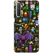 Чохол Майнкрафт на Realme XT (AlphaPrint) Minecraft (Колаж Майнкрафт)