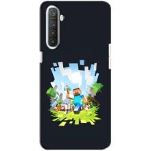 Чохол Майнкрафт на Realme XT (AlphaPrint) Minecraft (персонажі Minecraft)