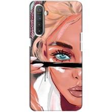 Чехол с печатью для Realme XT - (Мода) (AlphaPrint) (Макияж)