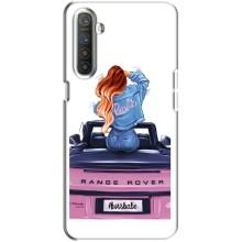 Чехол с печатью для Realme XT - (Мода) (AlphaPrint) (На машине)