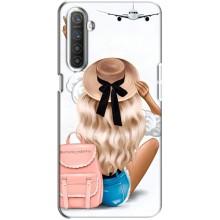 Чехол с печатью для Realme XT - (Мода) (AlphaPrint) (Путешествие)