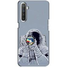Чехол NASA для Realme XT (AlphaPrint) (Космонавт фото)