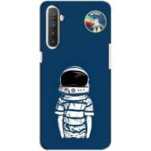 Чехол NASA для Realme XT (AlphaPrint) (Мальчик в шлеме)