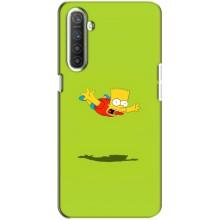 Чехол с Симпсонами для Realme XT (VPrint) (Барт Симпсон)