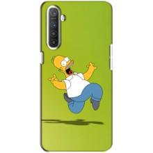 Чехол с Симпсонами для Realme XT (VPrint) (Гомер Симпсон)
