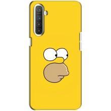 Чехол с Симпсонами для Realme XT (VPrint) (Гомер)