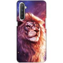 Чехол со Львом для Realme XT (VPrint) (Красочный Лев)