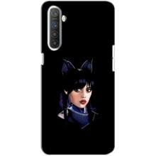 Чехлы Венсдей на Realme XT Уэнсдей (AlphaPrint) (серьезная Уэнздей)