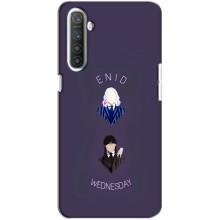 Чехлы Венсдей на Realme XT Уэнсдей (AlphaPrint) (Уэнздей и подруга)