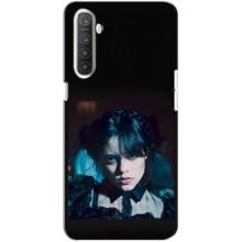 Чехлы Венсдей на Realme XT Уэнсдей (AlphaPrint) (взгляд Уэнздей)