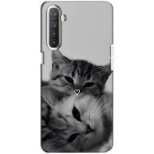 Чехол с рисунком кот на Realme XT – Пара котов