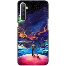 Космические Чехлы для Реалми ХТ (VPrint) (Галактический вид)