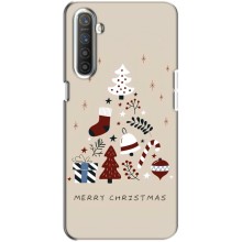 Рождественские Чехлы для Realme XT (VPrint) (Merry Christmas)