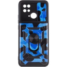 Ударопрочный чехол Camshield Serge Ring Camo для Xiaomi Redmi 10C – Синий