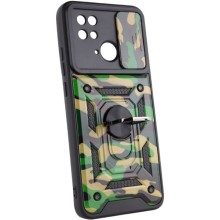 Ударопрочный чехол Camshield Serge Ring Camo для Xiaomi Redmi 10C – Зеленый