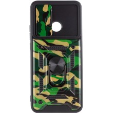 Ударопрочный чехол Camshield Serge Ring Camo для Xiaomi Redmi 10C – Зеленый