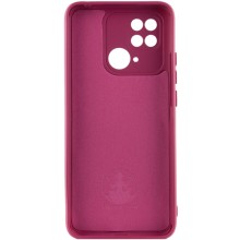 Чехол Silicone Cover Lakshmi Full Camera (A) для Xiaomi Redmi 10C – Бордовый