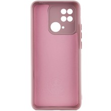 Чехол Silicone Cover Lakshmi Full Camera (A) для Xiaomi Redmi 10C – Розовый