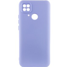 Чехол Silicone Cover Lakshmi Full Camera (A) для Xiaomi Redmi 10C – Сиреневый