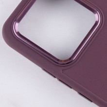 TPU чехол Bonbon Metal Style для Xiaomi Redmi 10C – Бордовый