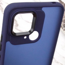 Чехол TPU+PC Lyon Frosted для Xiaomi Redmi 10C – Navy Blue