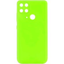 Чехол Silicone Cover Lakshmi Full Camera (A) для Xiaomi Redmi 10C (Салатовый)