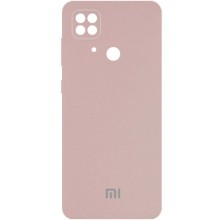 Чехол Silicone Cover Full Camera (AA) для Xiaomi Redmi 10C – Розовый