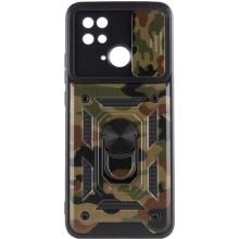 Ударостійкий чохол Camshield Serge Ring Camo для Xiaomi Redmi 10C – Коричневий