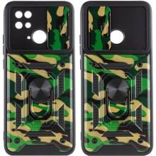 Ударостійкий чохол Camshield Serge Ring Camo для Xiaomi Redmi 10C – Зелений
