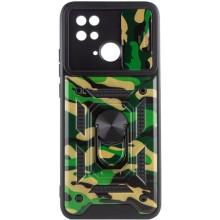 Ударостійкий чохол Camshield Serge Ring Camo для Xiaomi Redmi 10C – Зелений