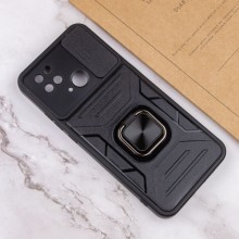 Ударопрочный чехол Camshield Flash Ring для Xiaomi Redmi 10C – Черный