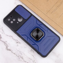 Ударопрочный чехол Camshield Flash Ring для Xiaomi Redmi 10C – Синий