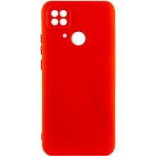 Чехол TPU GETMAN Liquid Silk Full Camera для Xiaomi Redmi 10C (Красный)