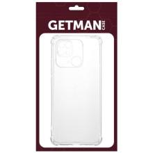 TPU чехол GETMAN Ease logo усиленные углы Full Camera для Xiaomi Redmi 10C – Прозрачный