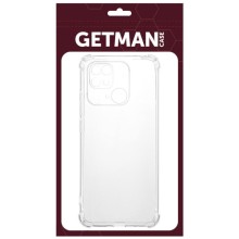 TPU чехол GETMAN Ease logo усиленные углы Full Camera для Xiaomi Redmi 10C – Прозрачный